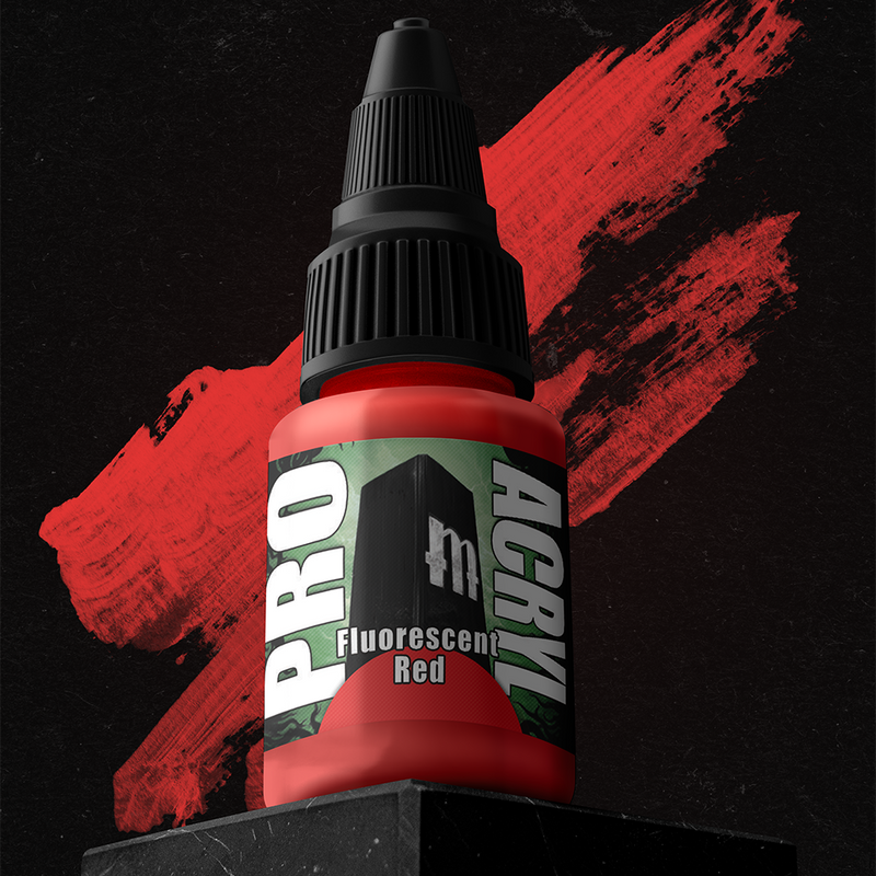 F01 - Pro Acryl Fluorescent Red