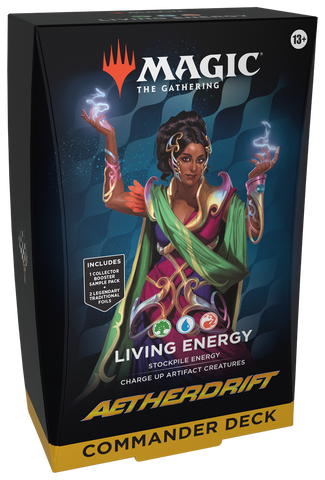 Aetherdrift Commander Deck - Living Energy