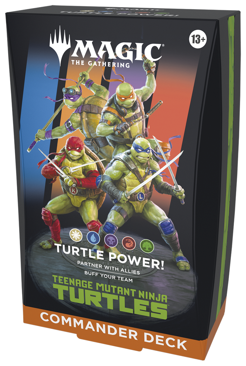 MtG Teenage Mutant Ninja Turtles Commander Deck - Turtle Power! (Pre-Order - Limit one per customer)