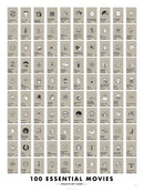 Pop Chart: 100 Essential Movies Scratch-Off Chart