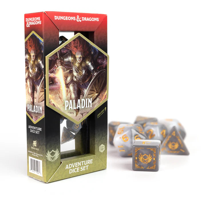 Dungeons & Dragons Adventure Dice Set: Paladin - White/Grey