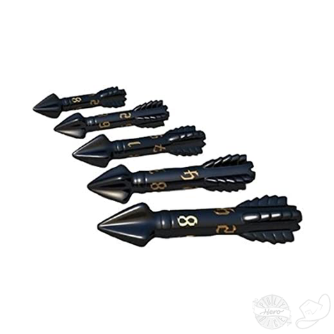 PolyHero Rogue 5d8 Crossbow Bolts Nightshade