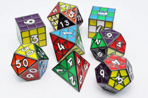 FBG4453 Midnight Metal (8PC Polyhedral Dice Set)