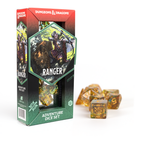 Dungeons & Dragons Adventure Dice Set: Ranger - Gold / Clear