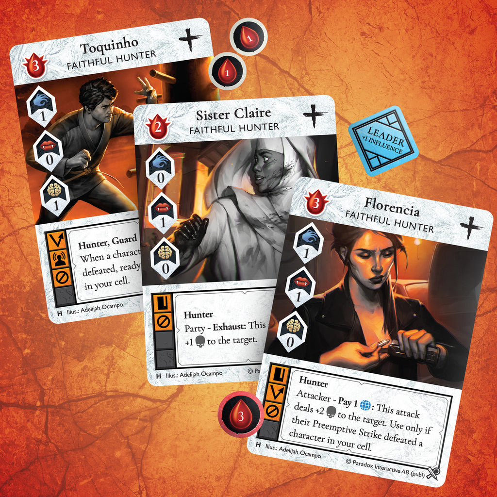 Vampire: The Masquerade Rivals Expandable Card Game The Hunters & The  Hunted: Core Set - Everything Needed To Play, Card Game Based On The RPG,  Ages 14+, 2-4 Players 