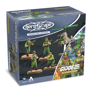 G.I. JOE Heroscape: Greenshirts & Battle Copter Common Army Expansion Painted
