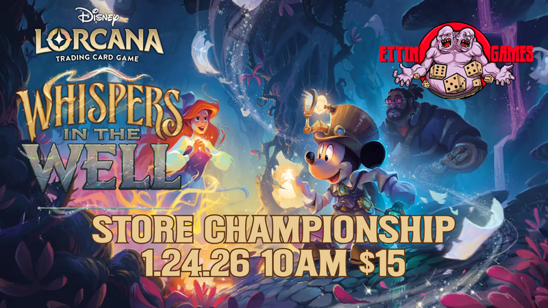 Disney Lorcana - Whispers in the Well Store Championship Ticket