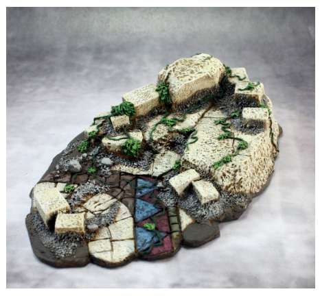 RUINS VIGNETTE BASE (RESIN BASE) RPR 74027