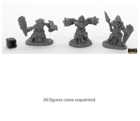 RPR 44041 Bloodstone Gnome Warriors (3)
