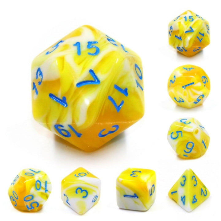 FBG2028 Lemon Cream (Polyhedral Dice Set)