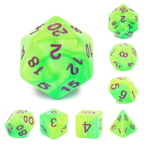 FBG2125 Monster Snot (Polyhedral Dice Set)