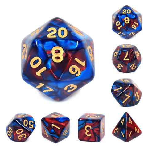 FBG2061 Blue Blood (Polyhedral Dice Set)