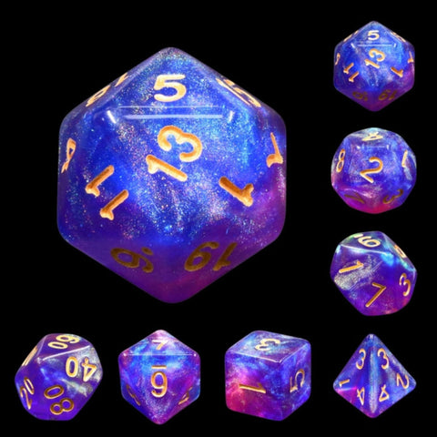 FBG2175 Blue Enchantress (Polyhedral Dice Set)