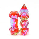 FBG2199 Pomegranate Blossom (Polyhedral Dice Set)