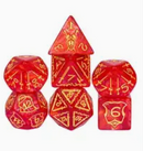 Large 25mm Polyhedral Dice Set - Red