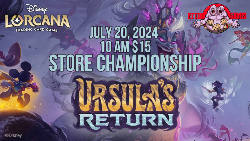 Disney Lorcana - Ursula's Return Store Championship Ticket