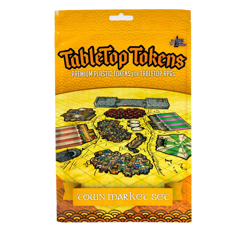 GTG Tabletop Tokens: Town Market Set