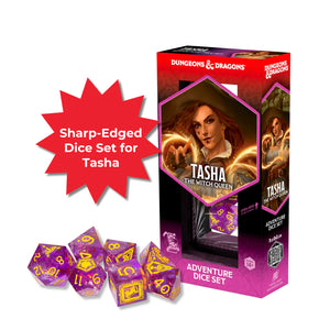 Dungeons & Dragons Adventure Dice Set: Tasha - Sharp-Edged Dice Set