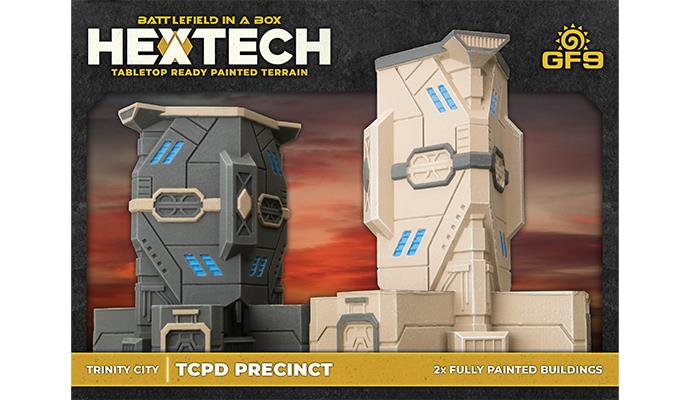 Hextech (Battlefield in a Box): HEXT05 Trinity City - TCPD Precinct