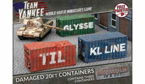 Battlefield in a Box: Damaged 20ft Containers