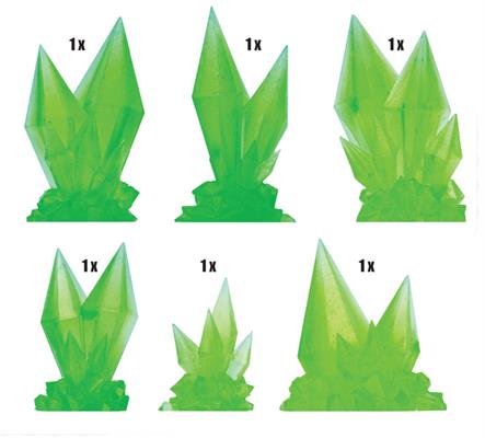 Battlefield in a Box: Warped Stone - Green