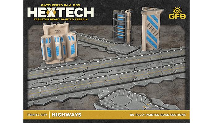 Hextech (Battlefield in a Box): HEXT07 Trinity City - Highways