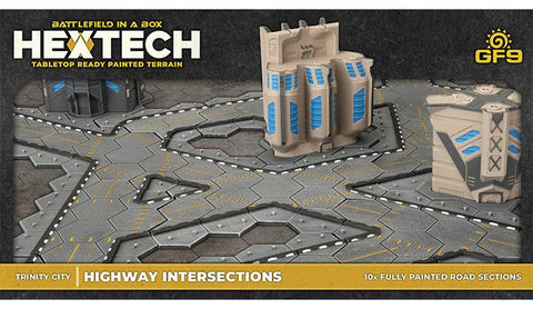 Hextech (Battlefield in a Box): HEXT08 Trinity City - Highway Intersections