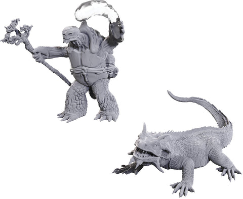 D&D Nolzur's Marvelous Miniatures: Tortle Druid & Wild Shape Giant Lizard (90707)