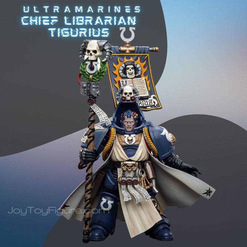 JoyToy WH40K Ultramarines Chief Librarian Tigurius