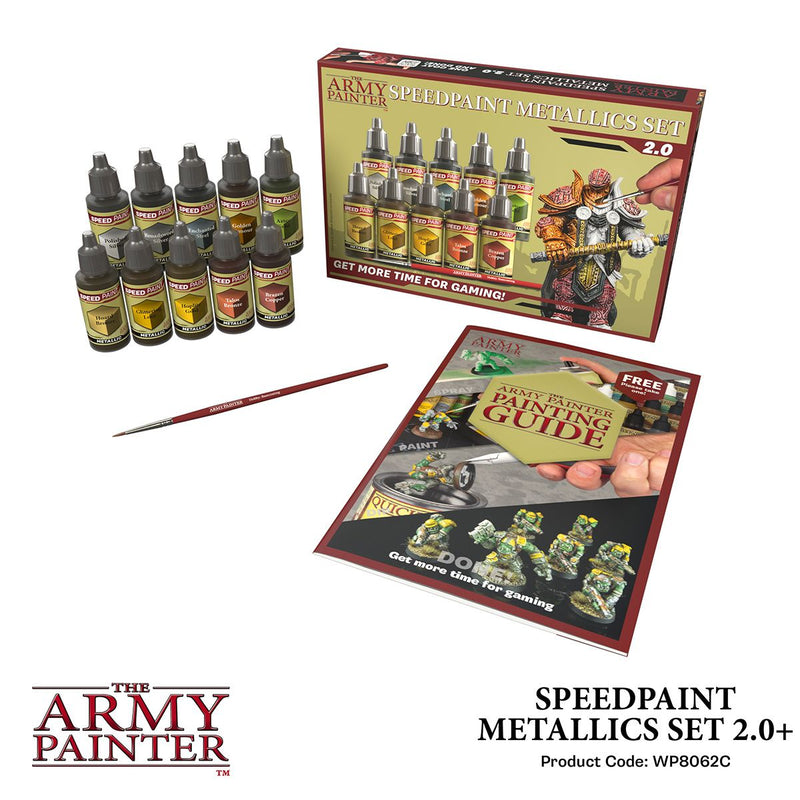 The Army Painter Speedpaint Metallics Set 2.0