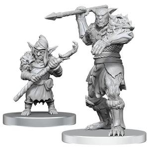 D&D Nolzur's Marvelous Unpainted Minis: W28 Bugbear Stalker & Goblin Hexer