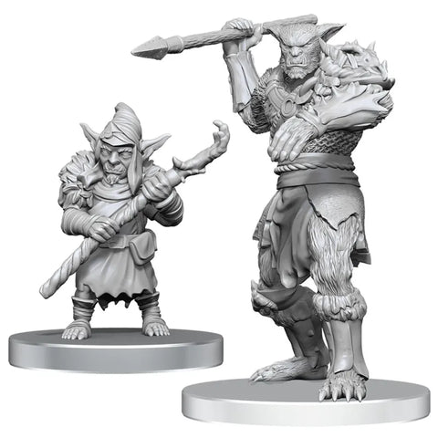 D&D Nolzur's Marvelous Unpainted Minis: W28 Bugbear Stalker & Goblin Hexer
