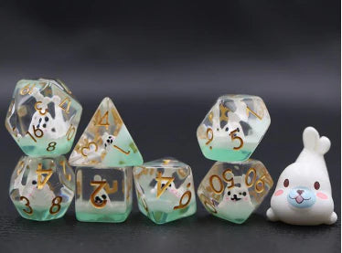 FBG2516 White Seal (Polyhedral Dice Set)