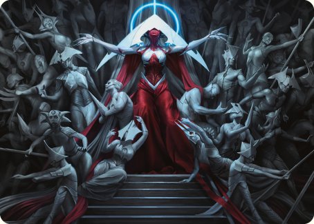 Elesh Norn, Mother of Machines Art Card [Phyrexia: All Will Be One Art Elesh Norn, Mother of Machines Art Card [Phyrexia: All Will Be One Art