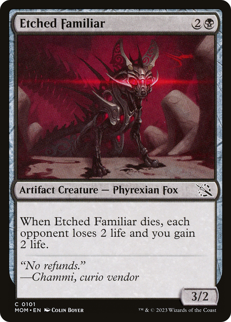 mtg familiar cards Magic: the Gathering - Thornscape When Filigree Familiar enters the battlefield Biomancer's Familiar MTG Proxy -