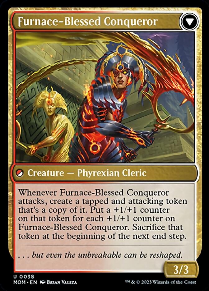 Sun-Blessed Guardian // Furnace-Blessed Conqueror [March of the Machin