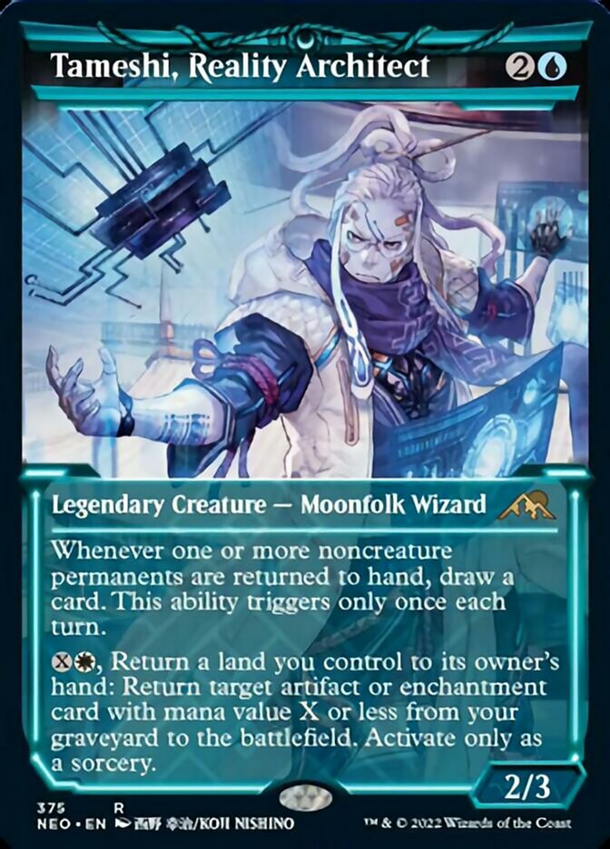 Tameshi, Reality Architect (Showcase Soft Glow) [Kamigawa: Neon Dynast