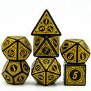 Window Lattice Dice (16mm-standard) - Yellow