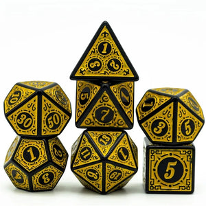 Window Lattice Dice (16mm-standard) - Yellow