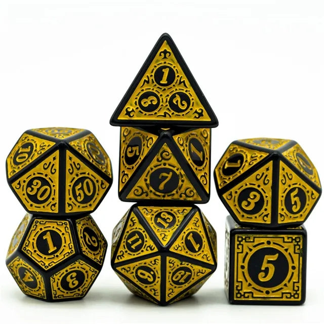 Window Lattice Dice (16mm-standard) - Yellow