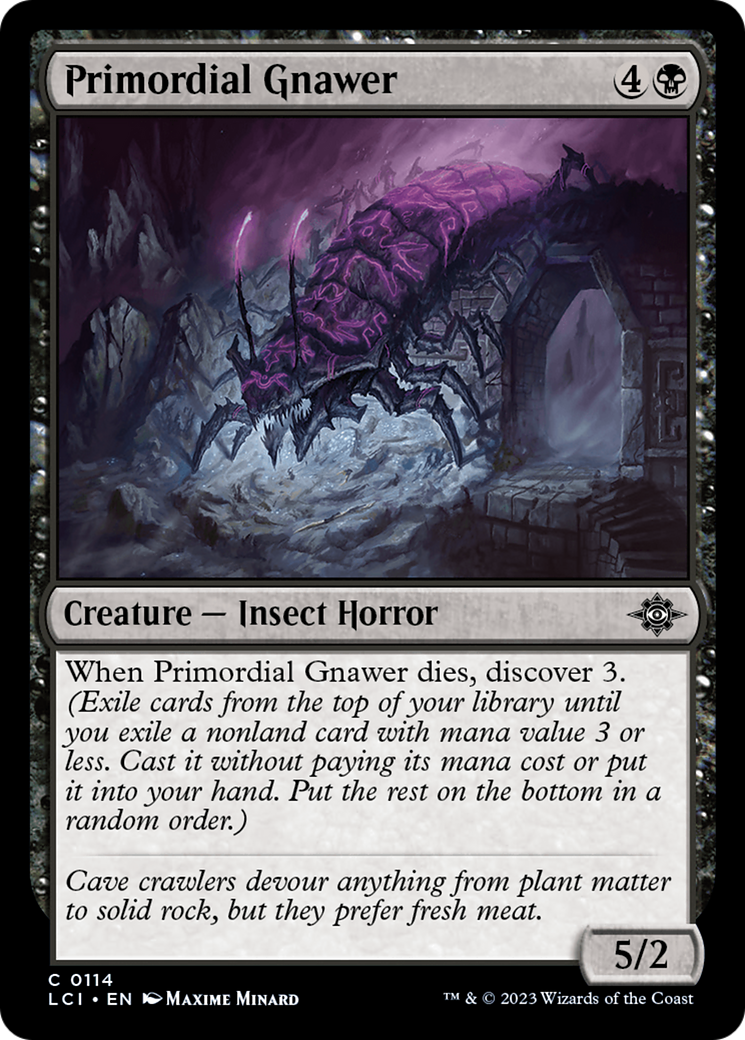 cave card mtg Primordial Gnawer [The Lost Caverns of Ixalan]