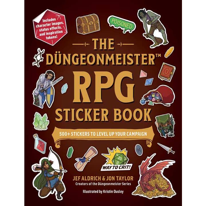 Düngeonmeister Rpg Sticker Book By Jef Aldrich