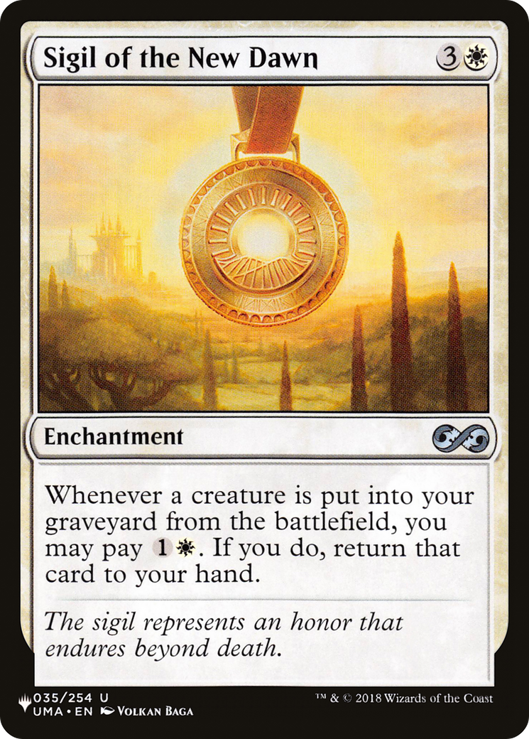 Sigil of the New Dawn [The List Reprints]