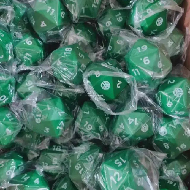 D20 Stress Ball - Green