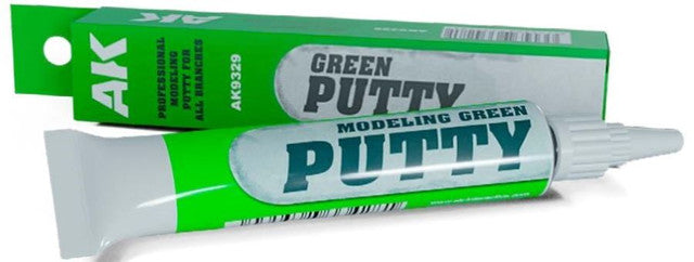 AK Interactive Modeling Green Putty 20ml Tube
