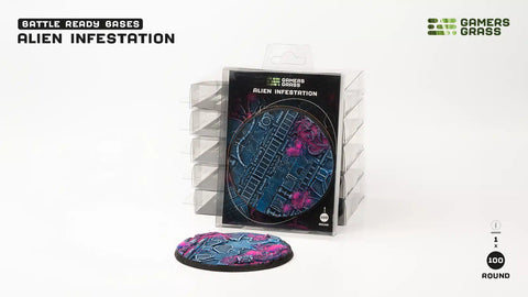Gamers Grass: Battle Ready Bases - Alien Infestation 100mm