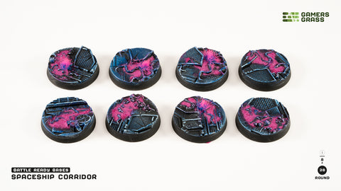 Gamers Grass: Alien Infestation Bases, Round 28mm
