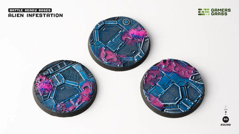 Gamers Grass: Battle Ready Bases - Alien Infestation 50mm