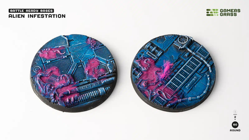 Gamers Grass: Battle Ready Bases - Alien Infestation 60mm