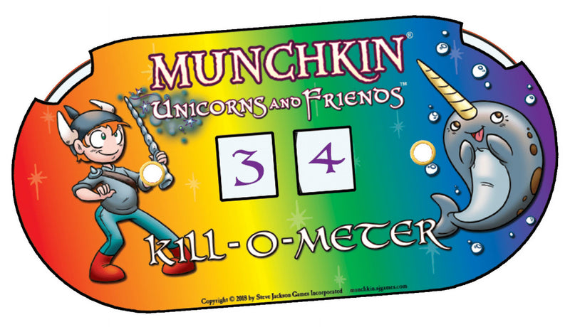 Munchkin Unicorns & Friends Kill-O-Meter